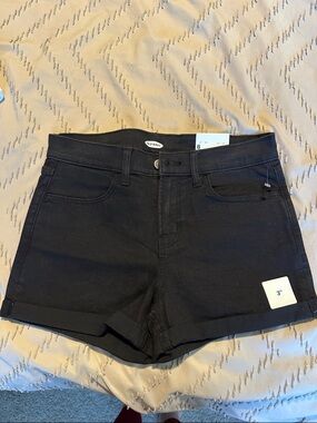 Old Navy Black Denim Jean Shorts